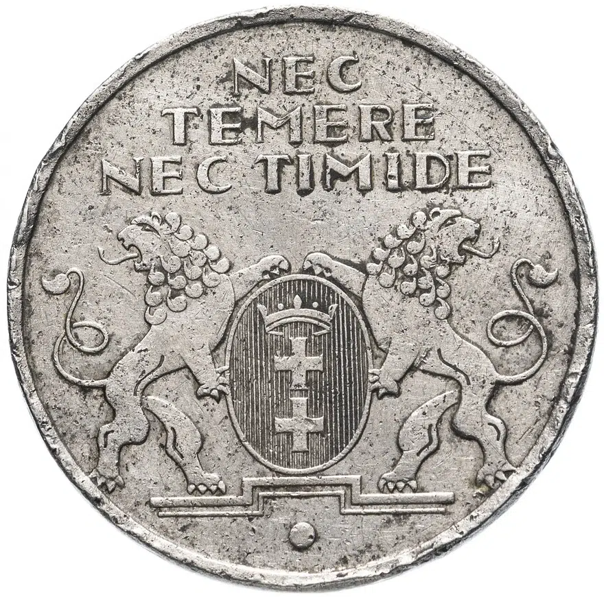 Данциг 10 гульденов (gulden) 1935, реверс