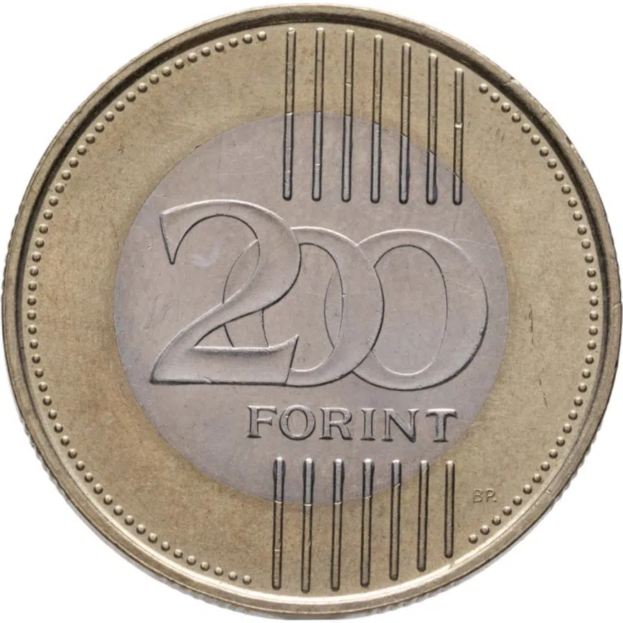 Венгрия 200 форинтов (forint, ketszaz) 2010