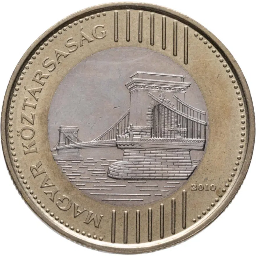 Венгрия 200 форинтов (forint, ketszaz) 2010, реверс