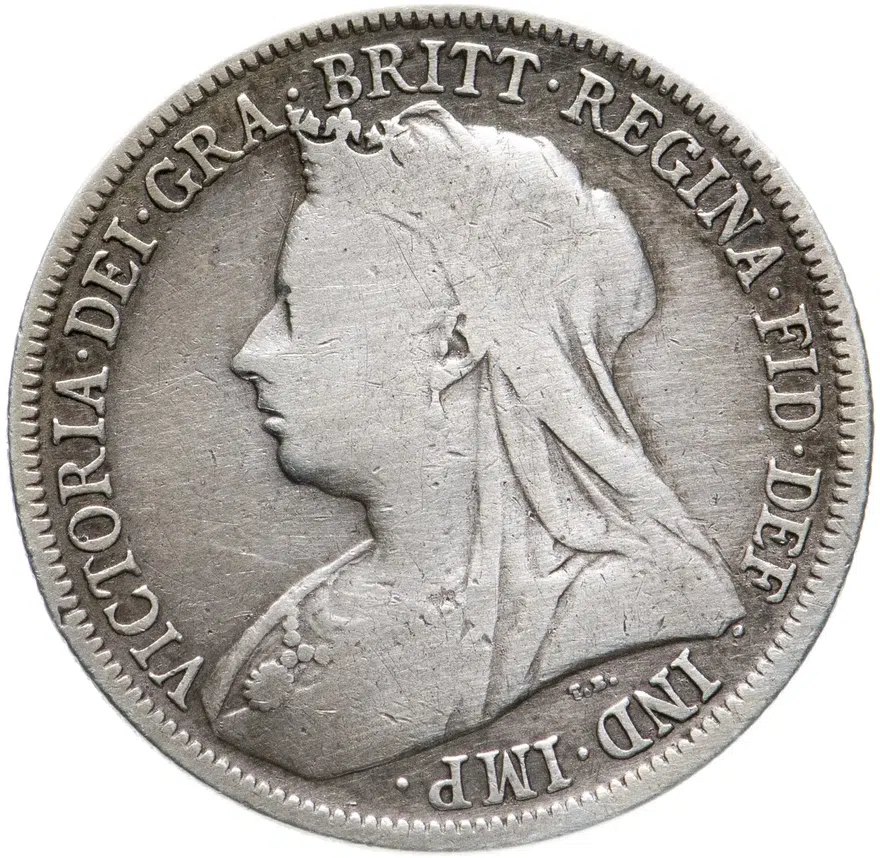 Великобритания 1 шиллинг (shilling) 1900