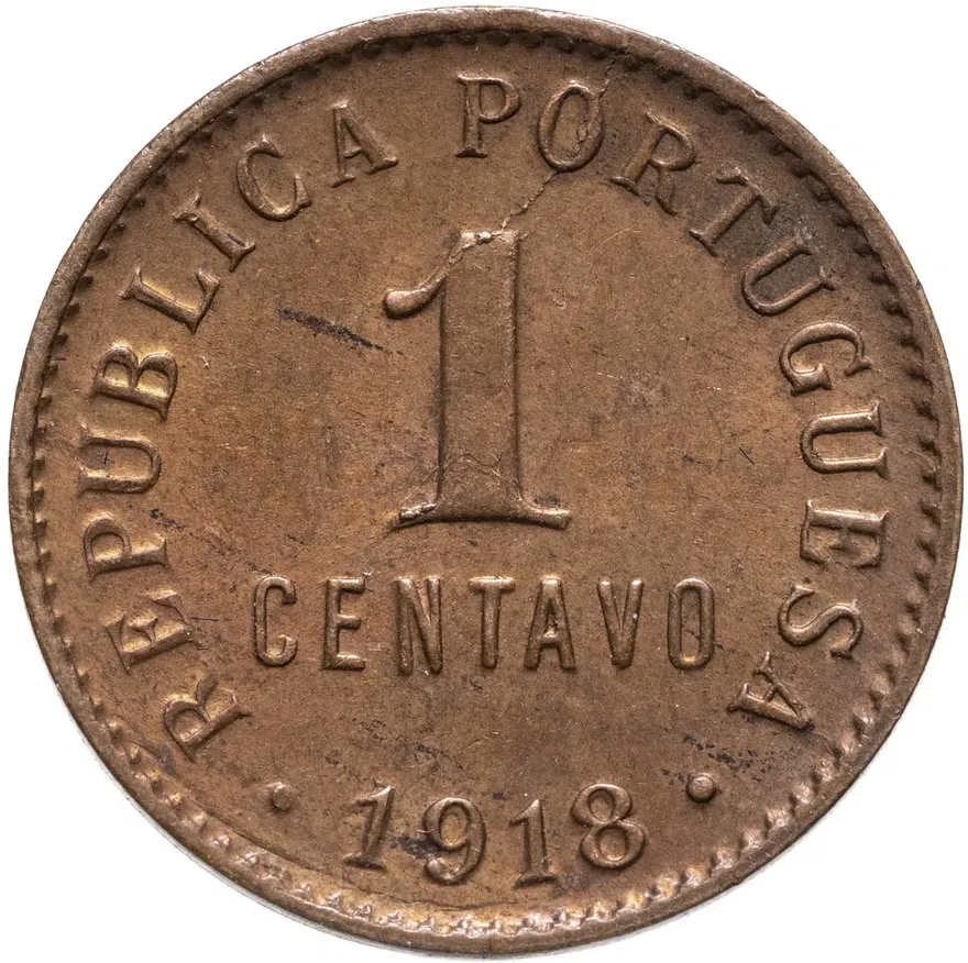 Португалия 1 сентаво (centavo) 1918