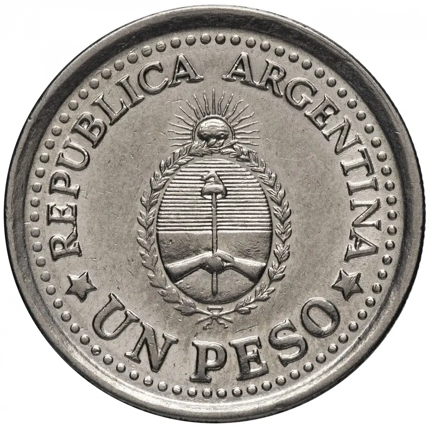 Аргентина 1 песо (peso) 1960 "150 лет свержению Испанского Вице-короля", реверс