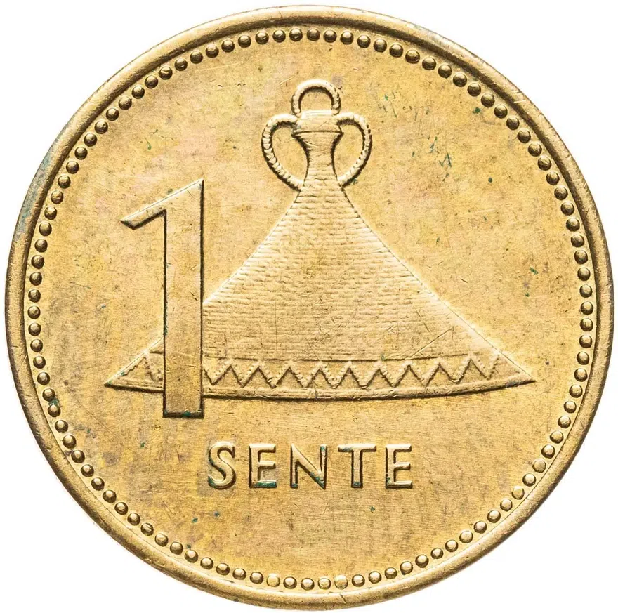 Лесото 1 сенте (sente) 1985