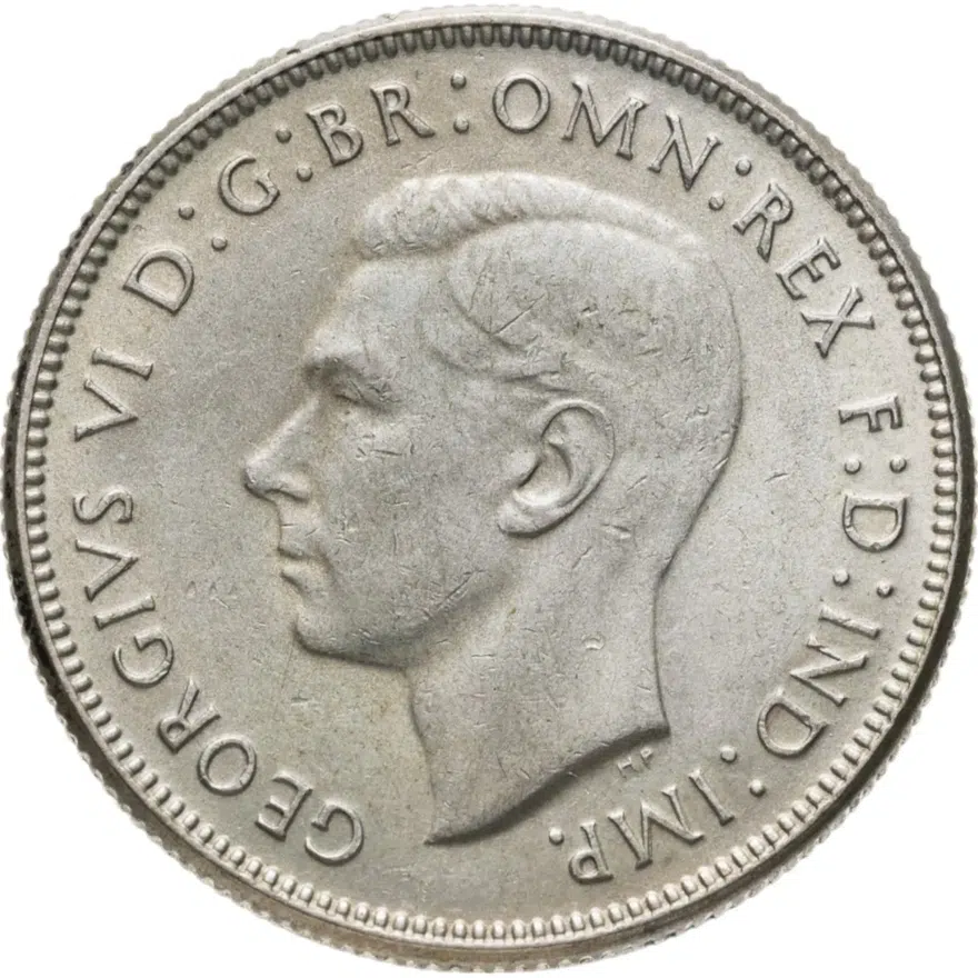 Австралия 2 шиллинга (флорин, shillings) 1946, реверс