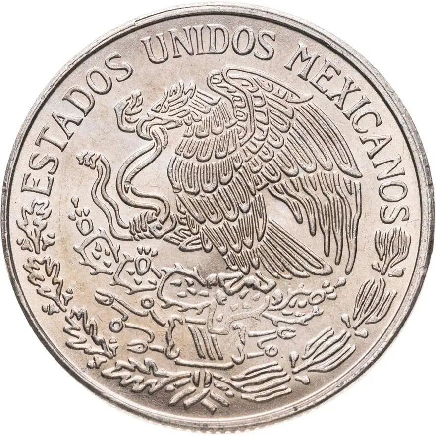 Мексика 1 песо (peso) 1972, реверс