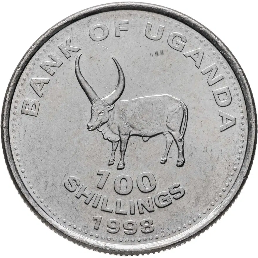 Уганда 100 шиллингов (shillings) 1998, реверс