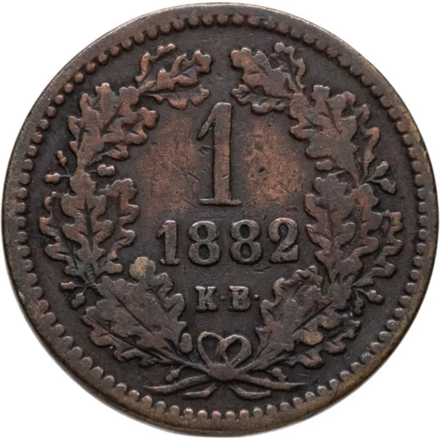 Венгрия 1 крейцер (krajczar) 1882