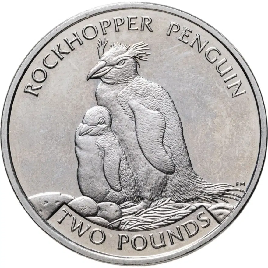 Южная Георгия и Южные Сандвичевы острова 2 фунта (pounds) 2006 Хохлатый пингвин