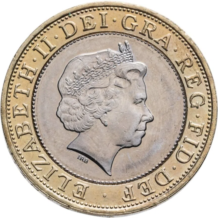 Великобритания 2 фунта (pounds) 2005