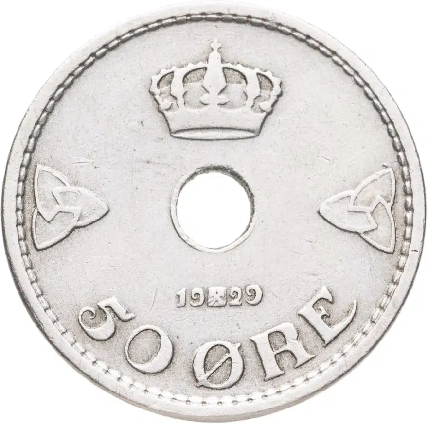 Норвегия 50 эре (ore) 1929