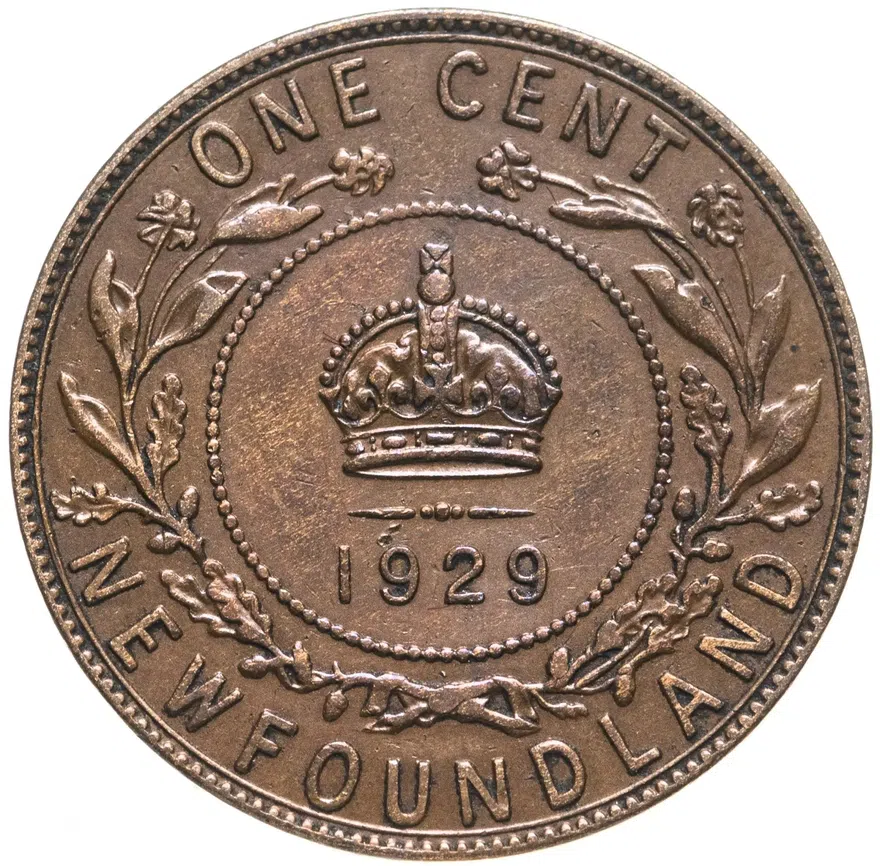 Ньюфаундленд 1 цент (cent) 1929