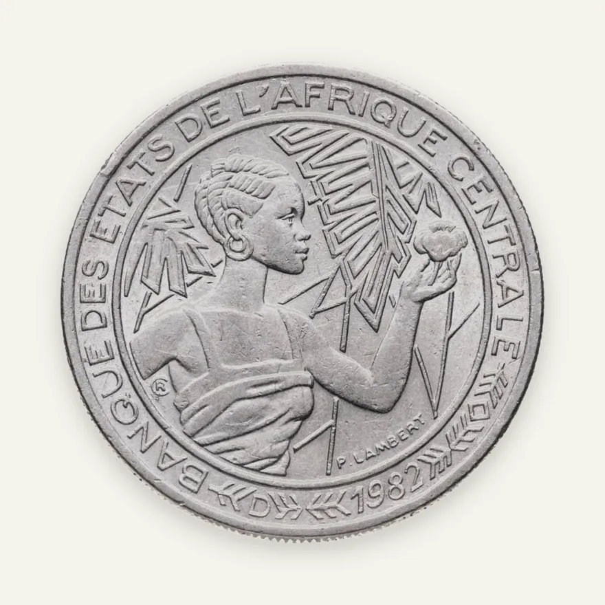 Центральная Африка (BEAC) 500 франков (francs) 1982, реверс