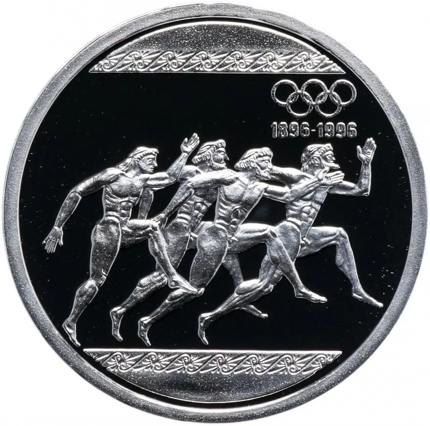 Греция 1000 драхм 1996 "100 лет Олимпийским играм - Бег"
