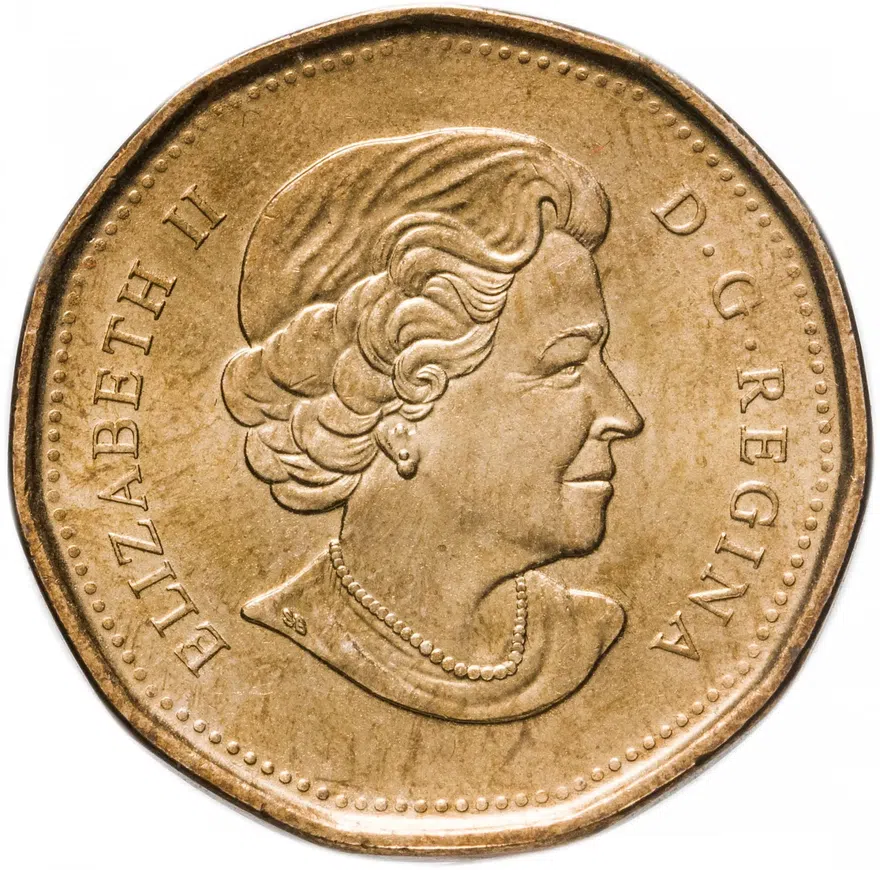 Канада 1 доллар (dollar) 2011   100 лет организации Парки Канады, реверс