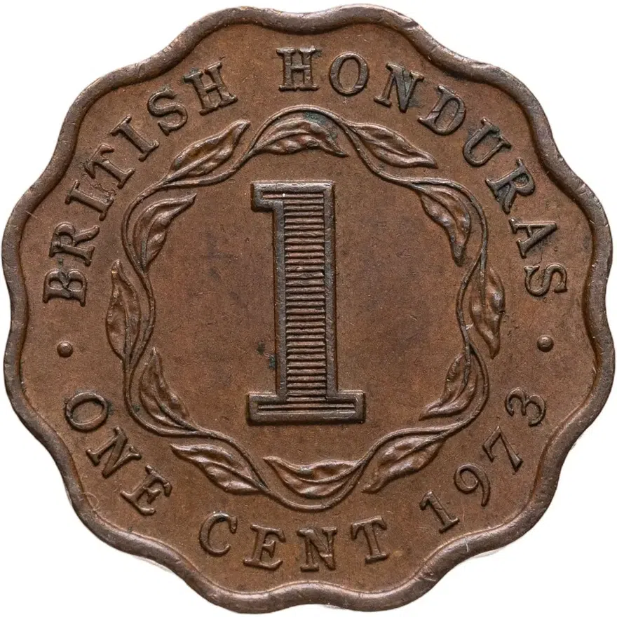 Британский Гондурас 1 цент (cent) 1973