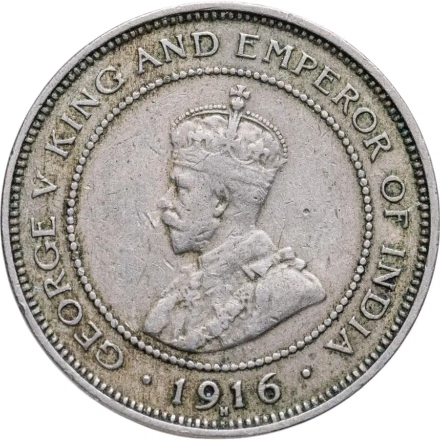 Британский Гондурас 5 центов (cents) 1916
