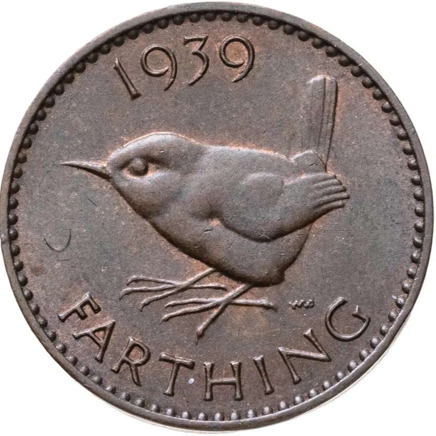 Великобритания 1 фартинг (farthing) 1939