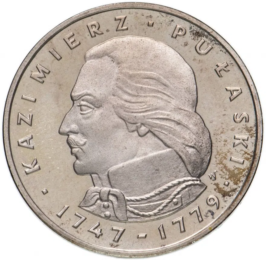 Польша 100 злотых (zlotych) 1976 года "Казимир Пулавский"