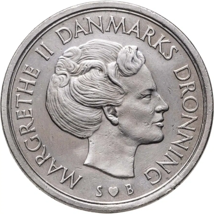 Дания 5 крон (kroner) 1974