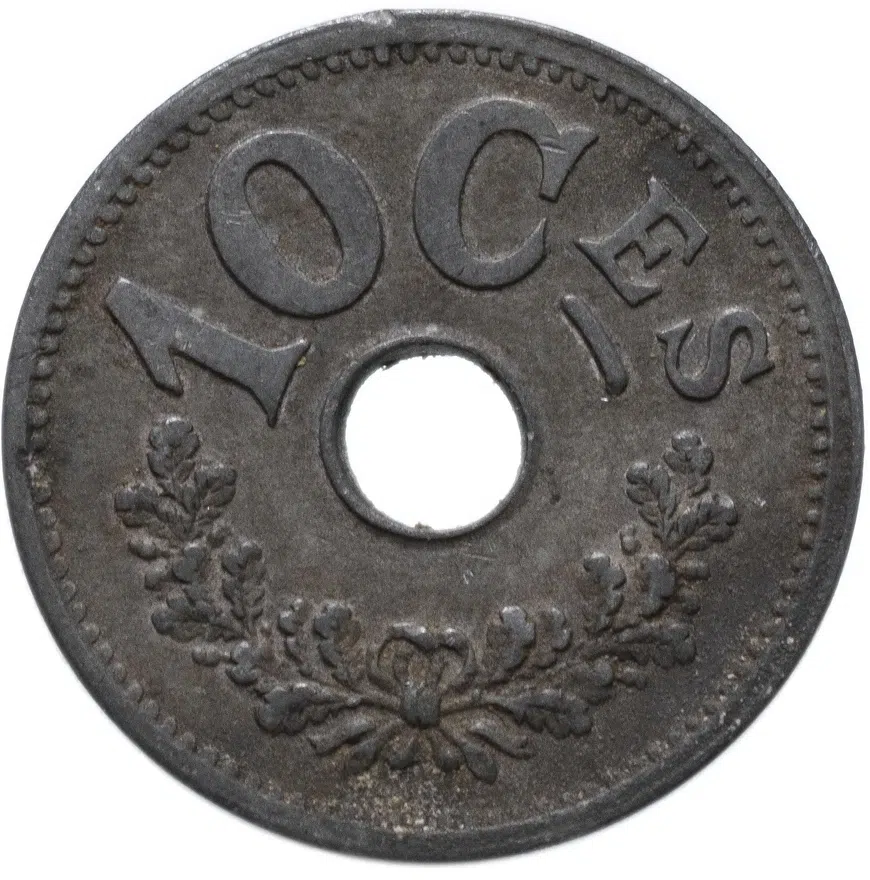 Люксембург 10 сантимов (centimes) 1915