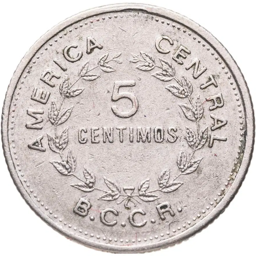 Коста-Рика 5 сентимо (centimos) 1976