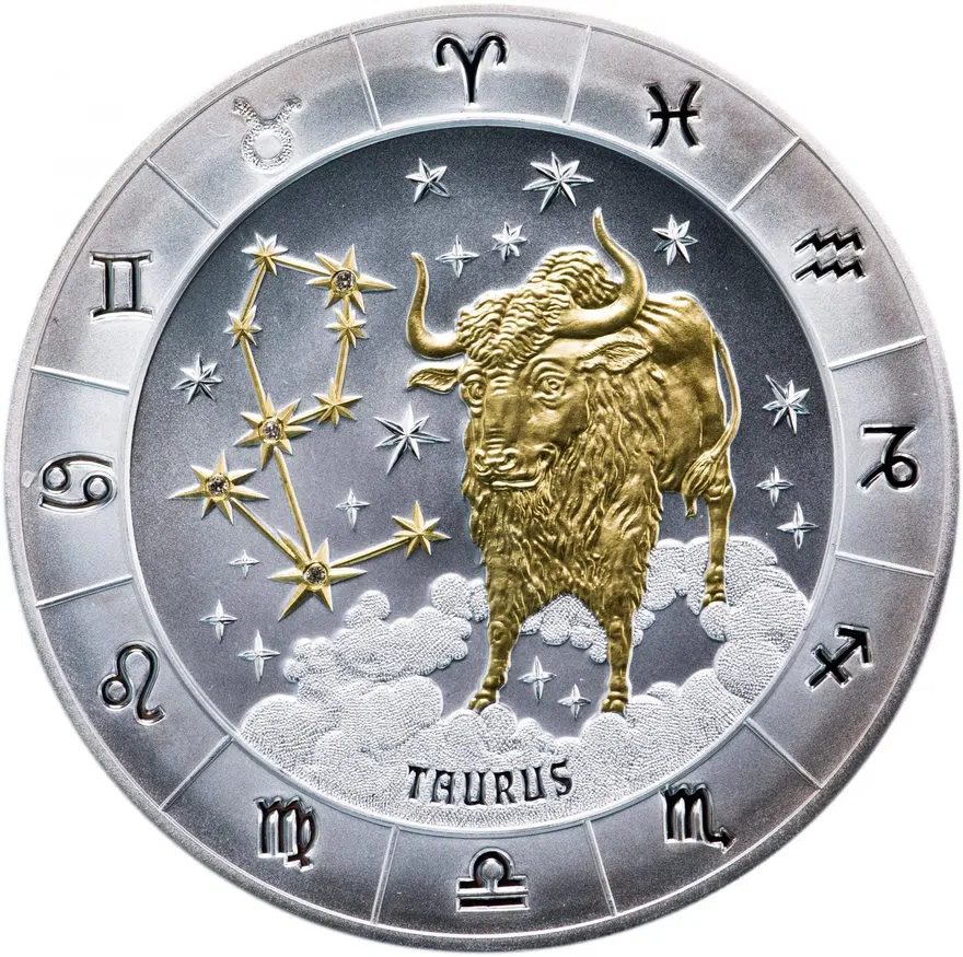 Руанда  1000 франков (francs) 2009 "Знаки зодиака - Телец"