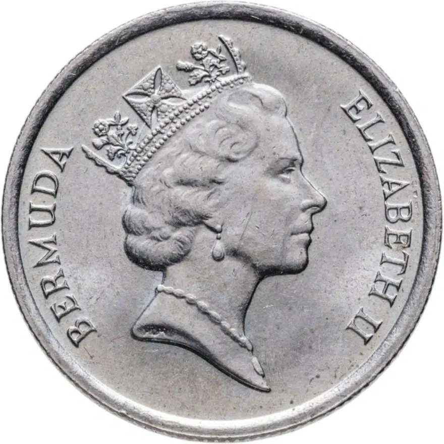Бермудские острова 10 центов (cents) 1988, реверс