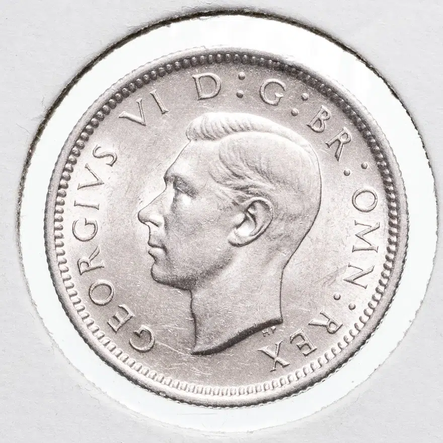 Великобритания 6 пенсов 1946, реверс