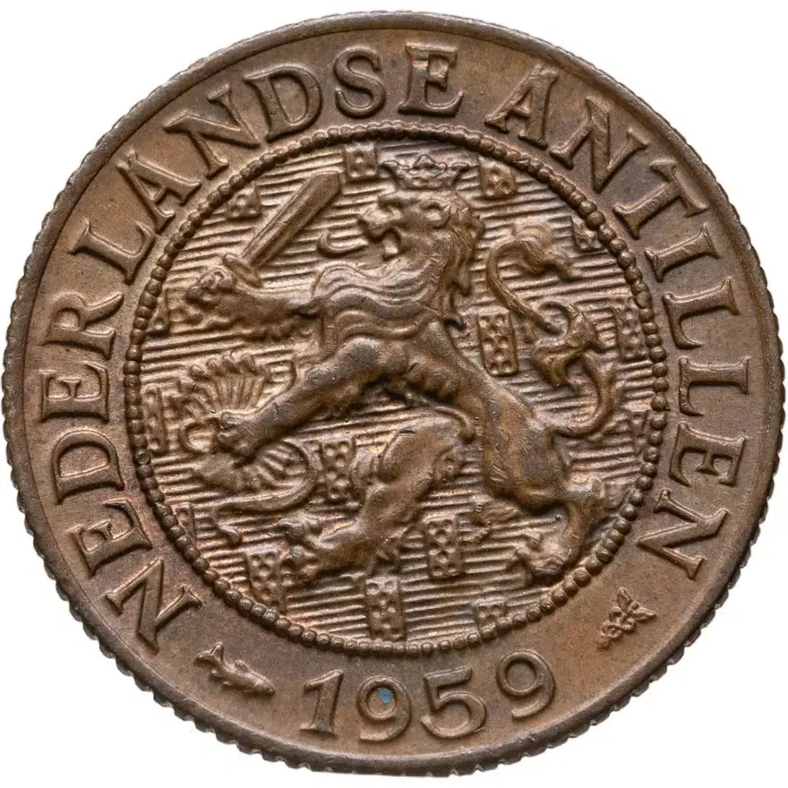 Нидерландские Антильские острова 1 цент (cent) 1959, реверс