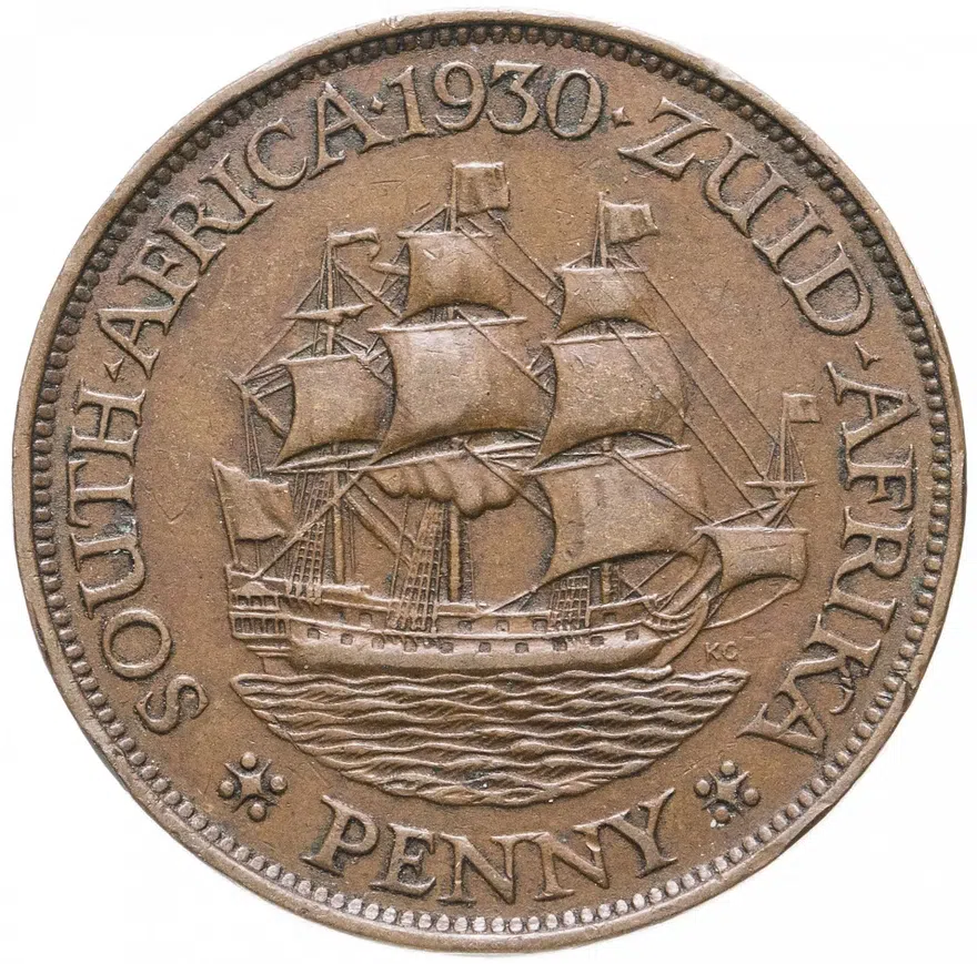 ЮАР 1 пенни (penny) 1930