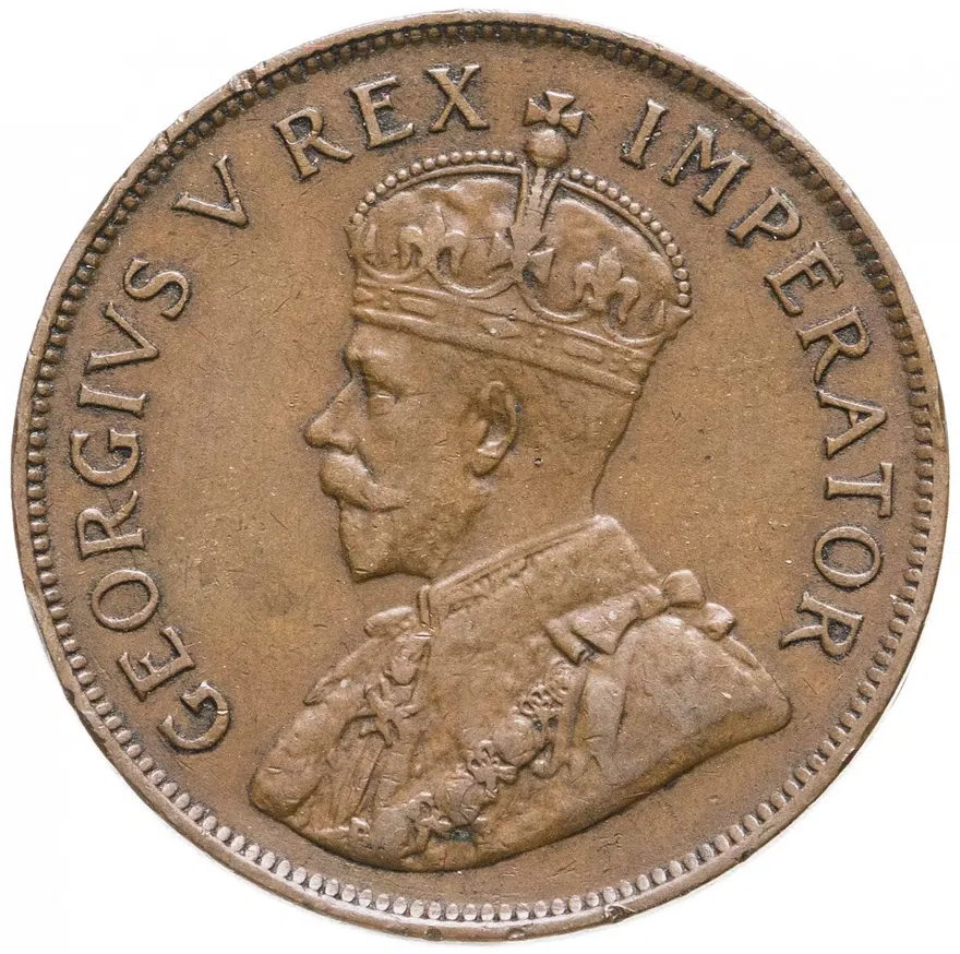 ЮАР 1 пенни (penny) 1930, реверс