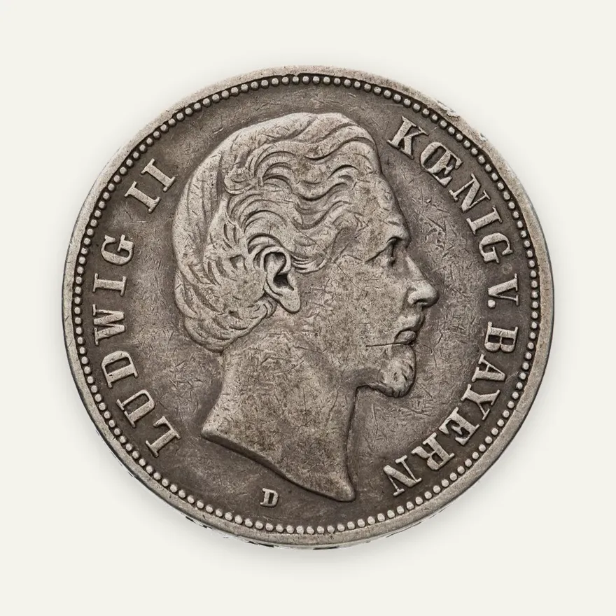 Германия (Пруссия) 5 марок 1874 D