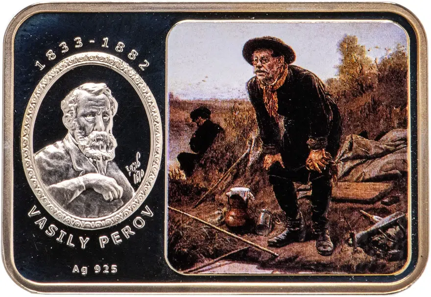 Ниуэ 1 доллар (dollar) 2011 "Великие художники мира - Василий Перов" с сертификатом