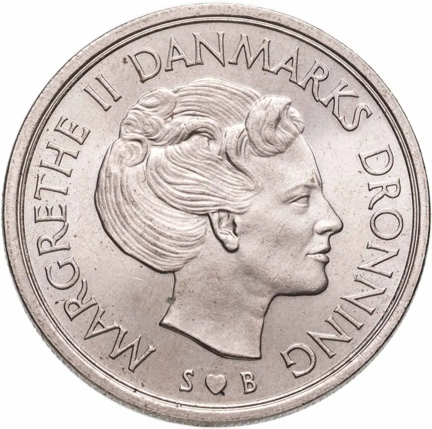 Дания 5 крон (kroner) 1973