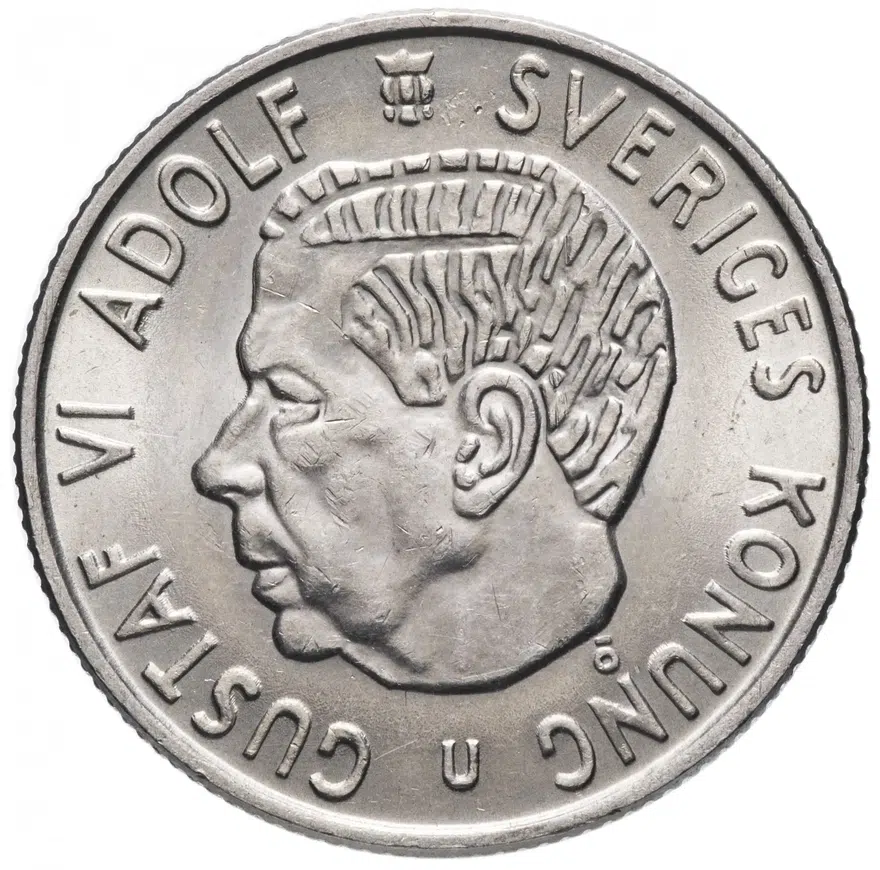 Швеция 2 кроны (kronor) 1970, реверс