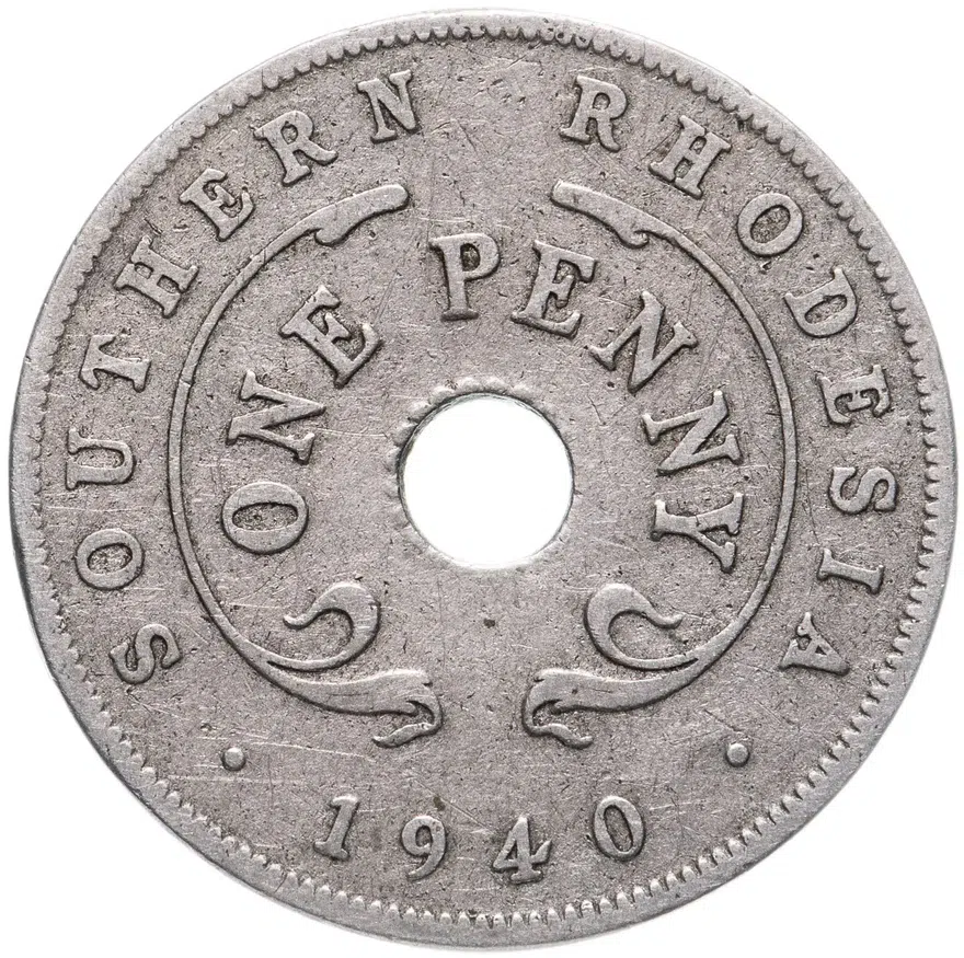 Южная Родезия 1 пенни (penny) 1940