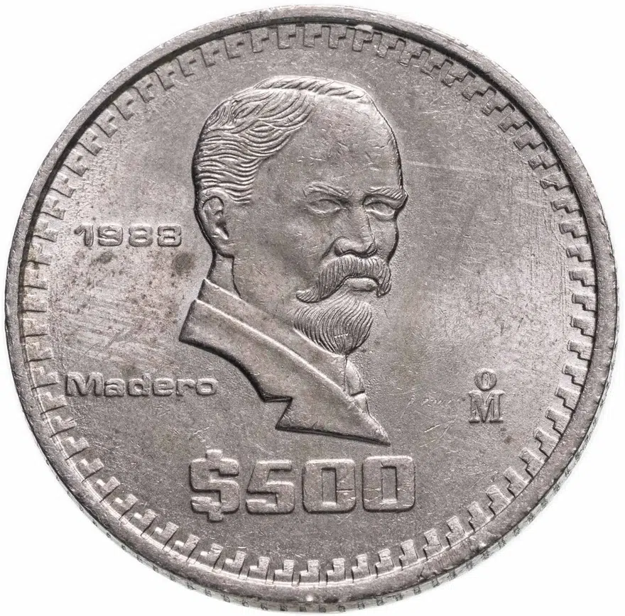 Мексика 500 песо (pesos) 1988