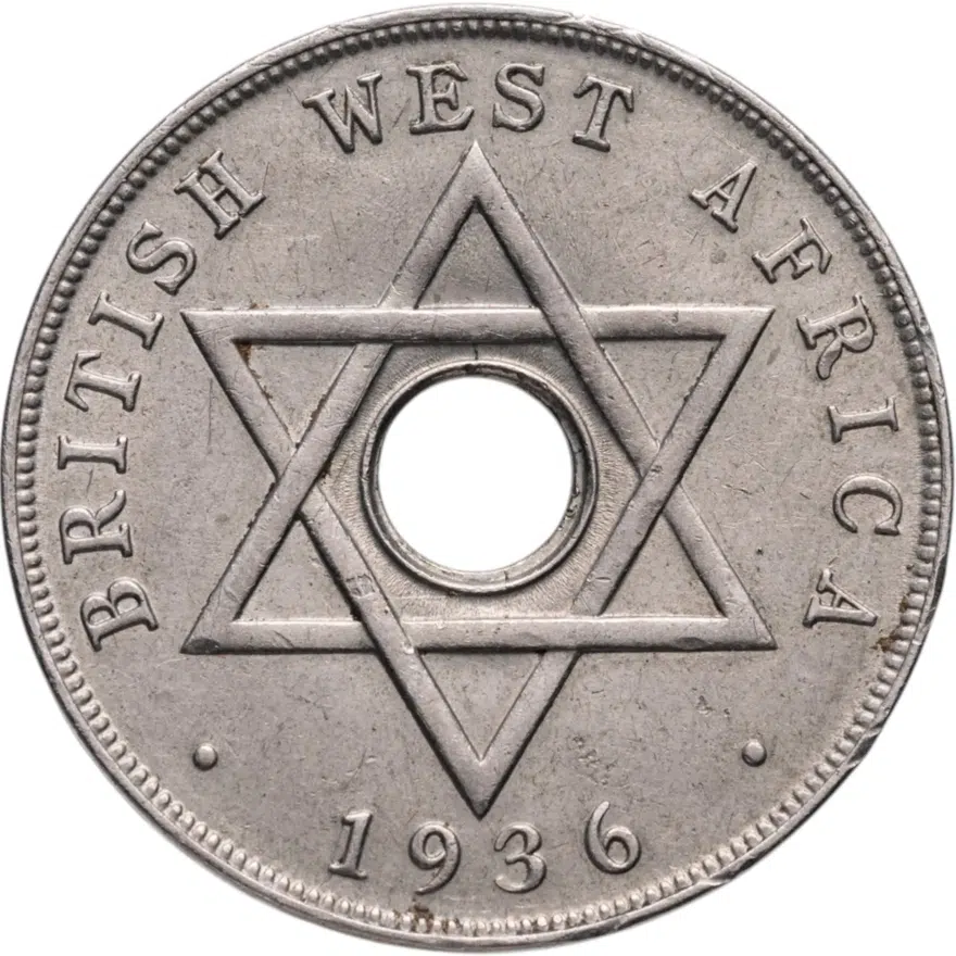 Британская Западная Африка 1 пенни (penny) 1936