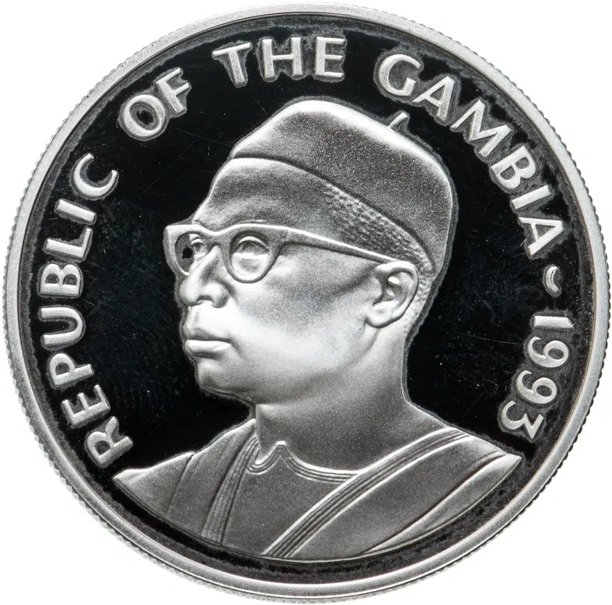 Гамбия 20 даласи (dalasis) 1993 "Генрих Мореплаватель"