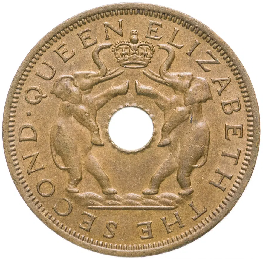 Родезия и Ньясаленд 1 пенни (penny) 1963