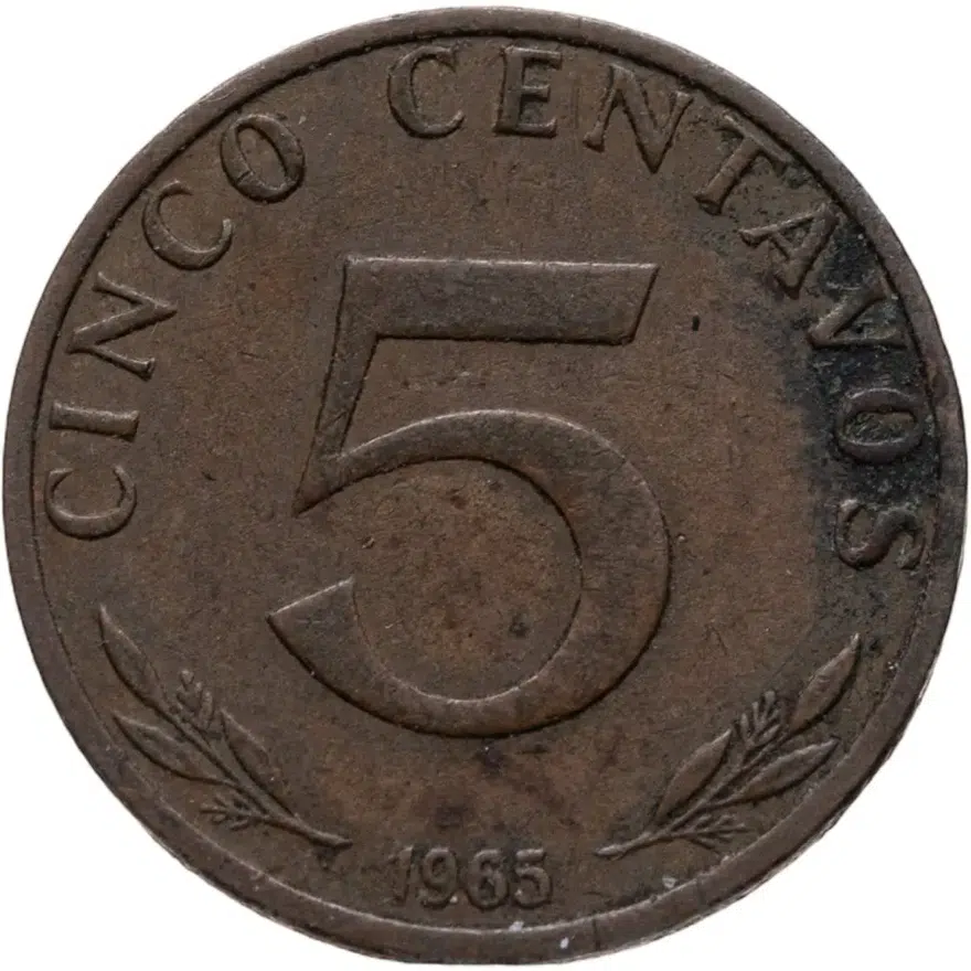 Боливия 5 сентаво (centavos) 1965