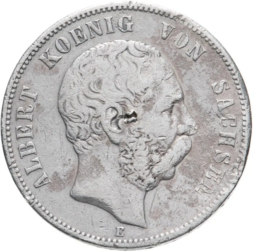 Германия (Империя) 5 марок (mark) 1876