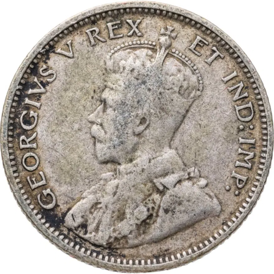 Британская Восточная Африка и Уганда 25 центов (cents) 1912, реверс