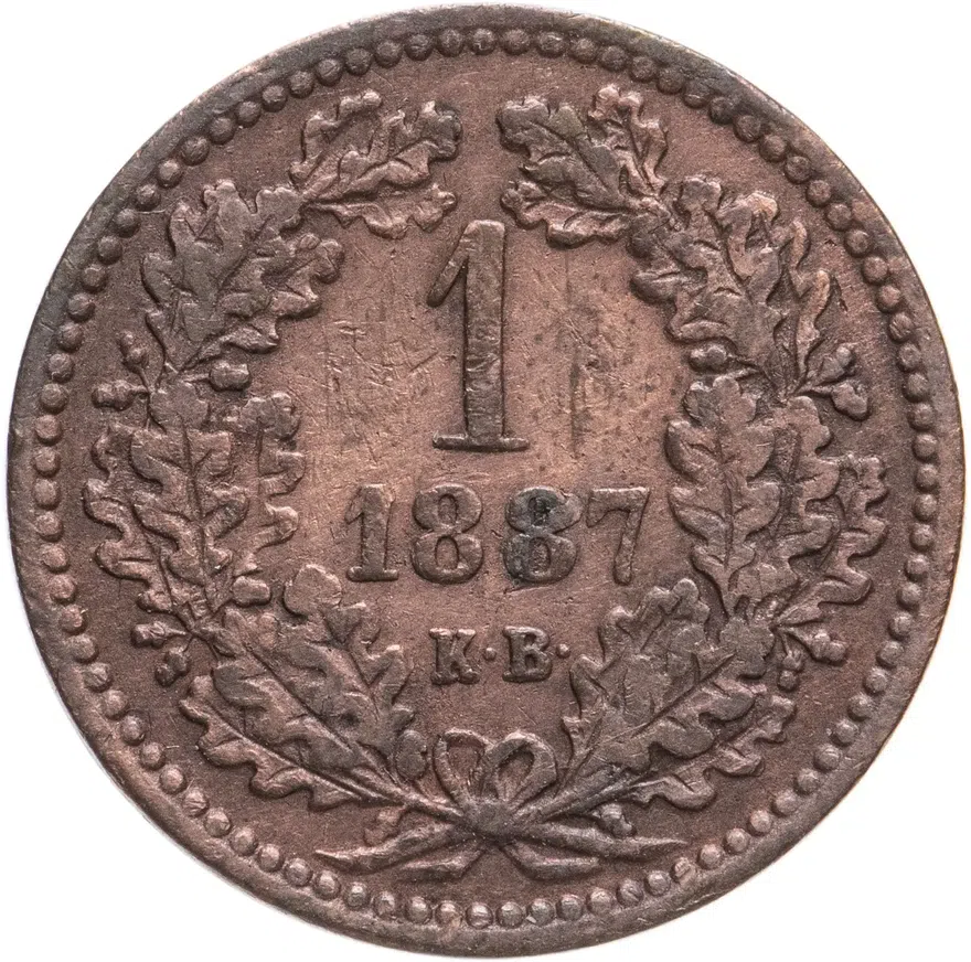 Венгрия 1 крейцер (krajczar) 1887