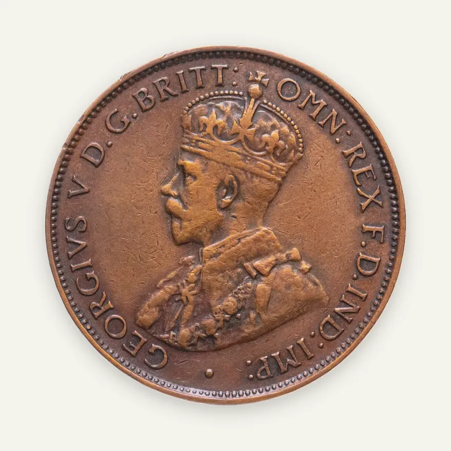Австралия 1/2 пенни (penny) 1935, реверс
