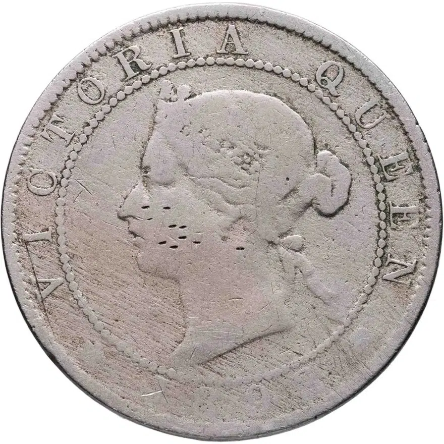 Ямайка 1 пенни (penny) 1893, реверс