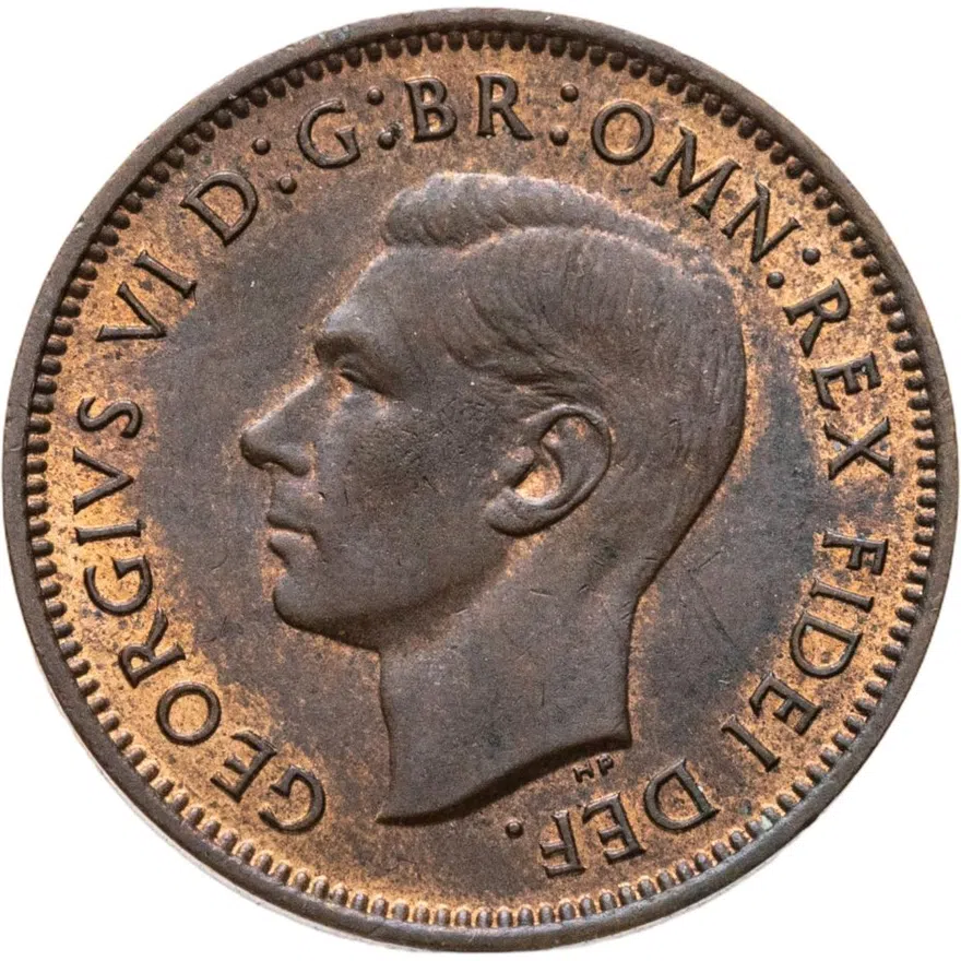Великобритания 1 фартинг (farthing) 1950, реверс