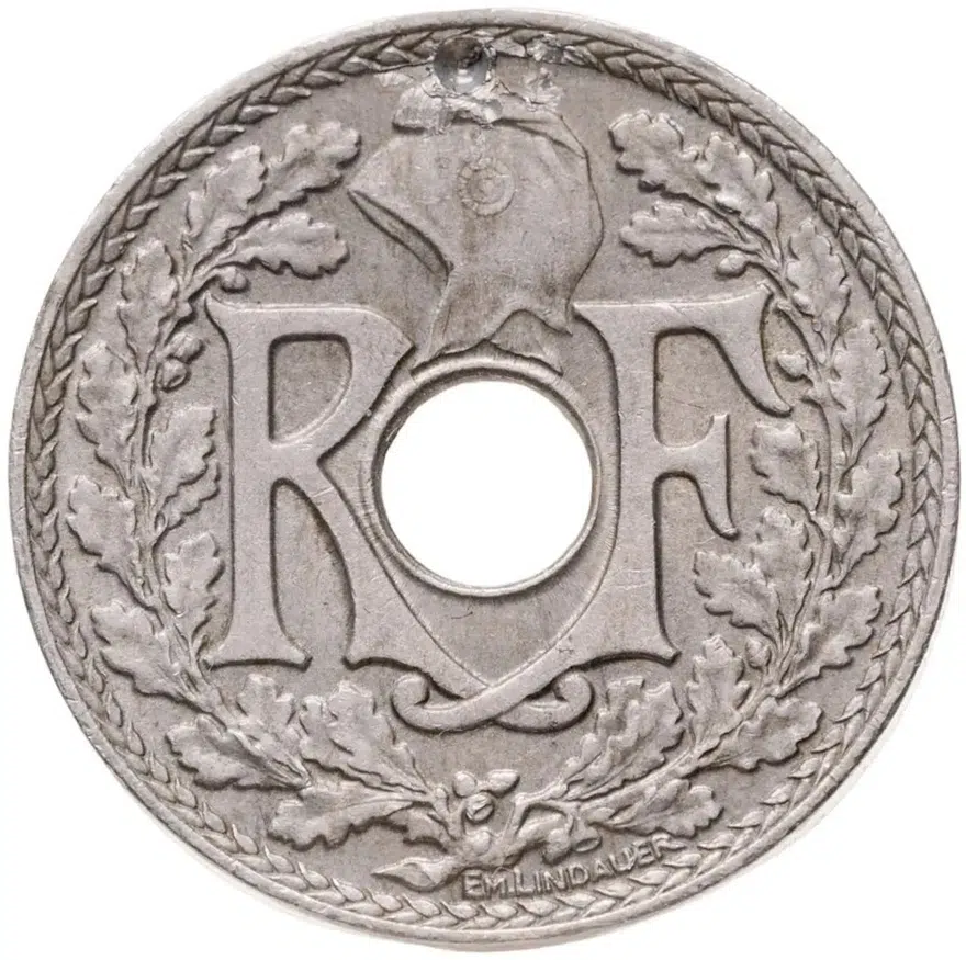 Франция 10 сантимов (centimes) 1930, аверс