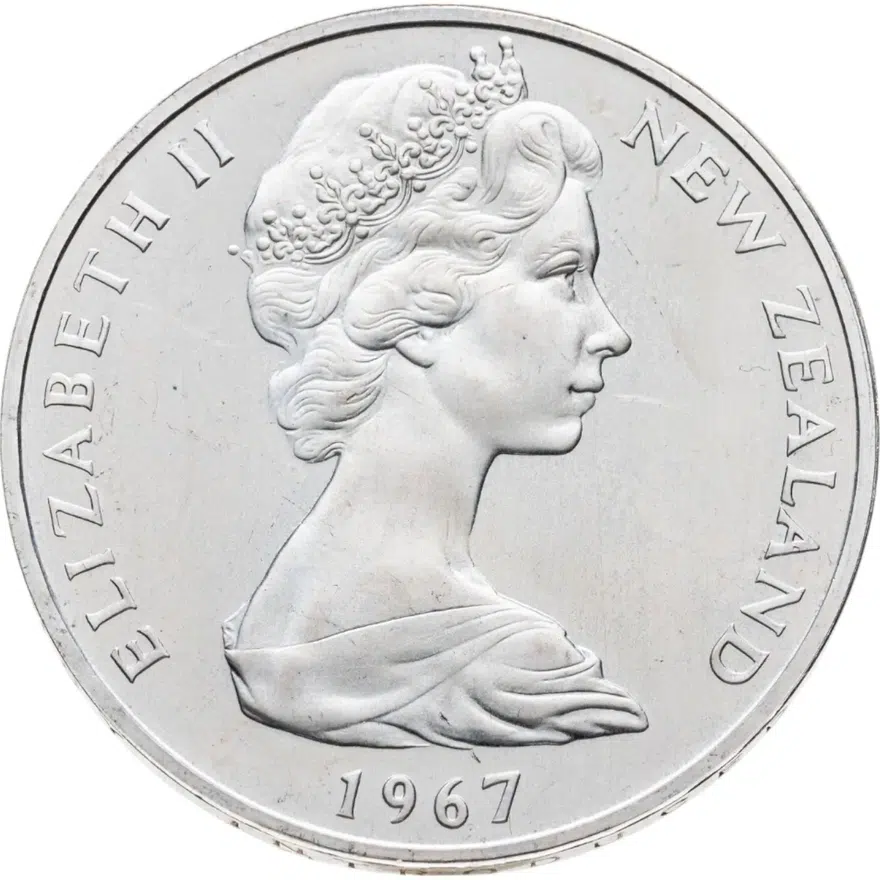 Новая Зеландия 1 доллар (dollar) 1967