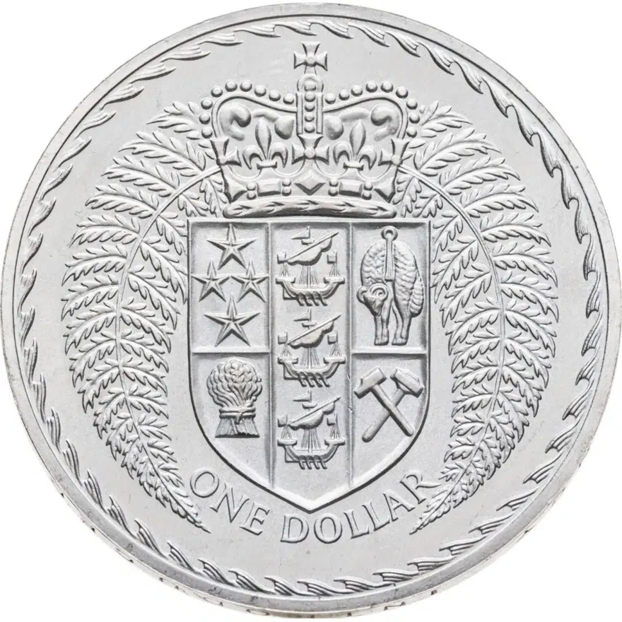 Новая Зеландия 1 доллар (dollar) 1967, реверс